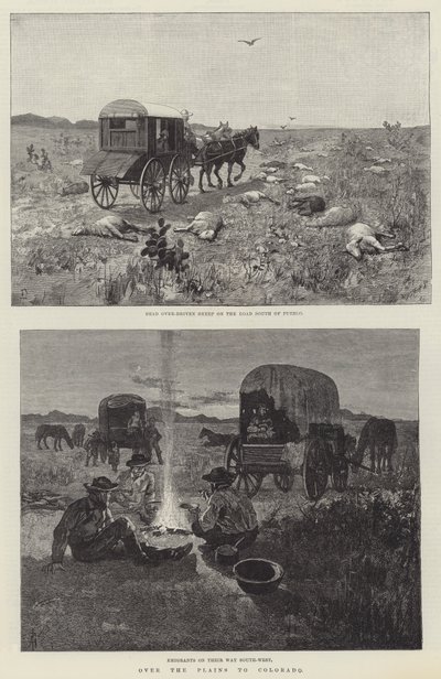 Over the Plains to Colorado by Amedee Forestier